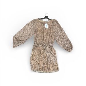 Ramy Brook Tan Leopard Print Dress